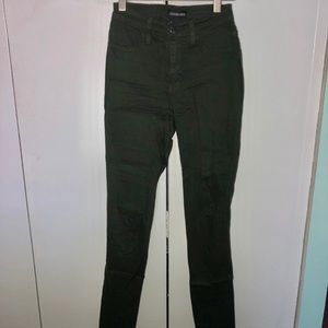 Fashion Nova Canopy Jeans - Olive